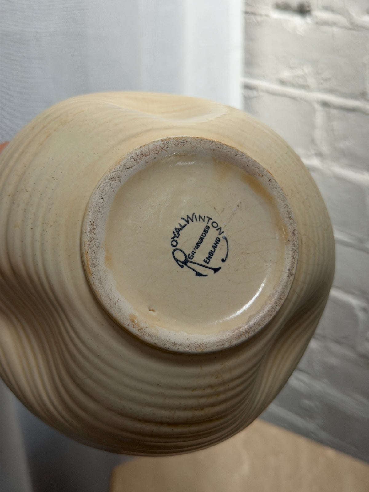 ART DECO CREAM VASE