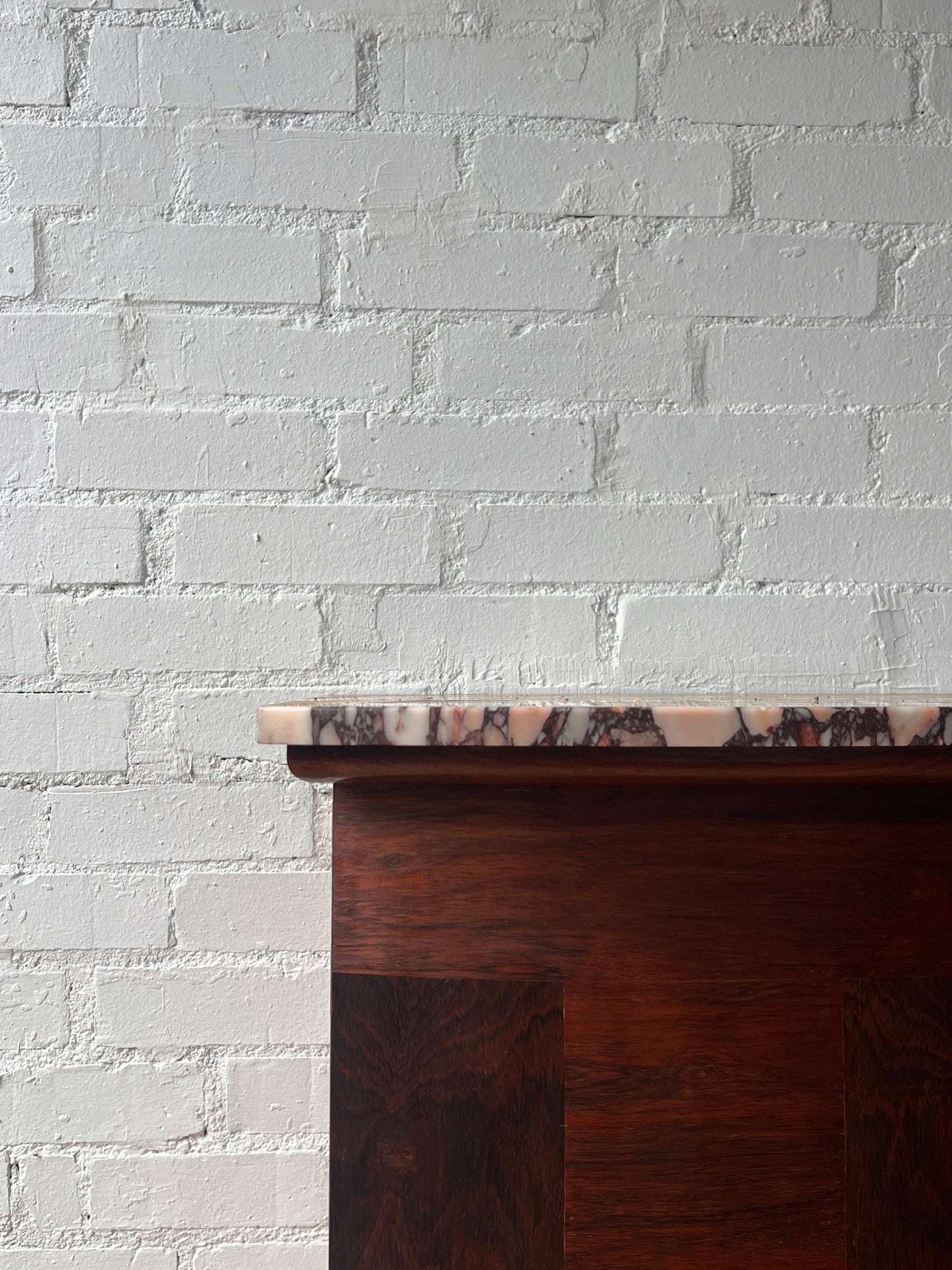 MARBLE TOP ART DECO SIDEBOARD