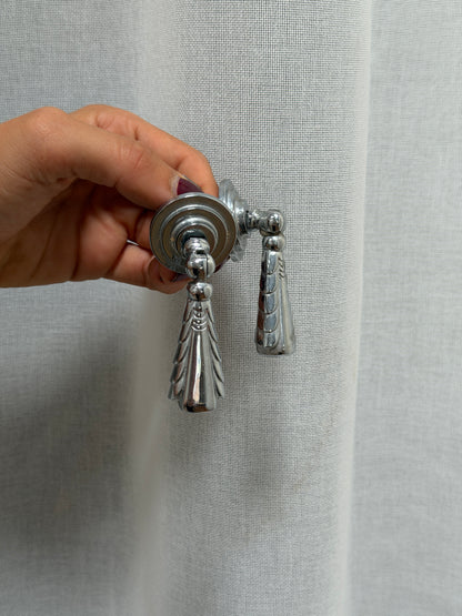 ART DECO SILVER TASSEL HANDLES