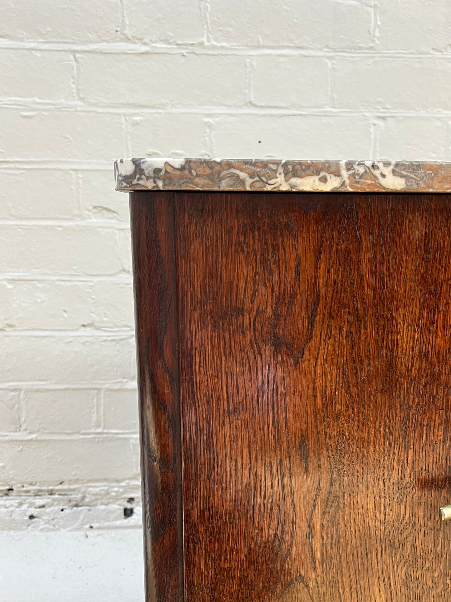 ART DECO RED MARBLE BEDSIDES