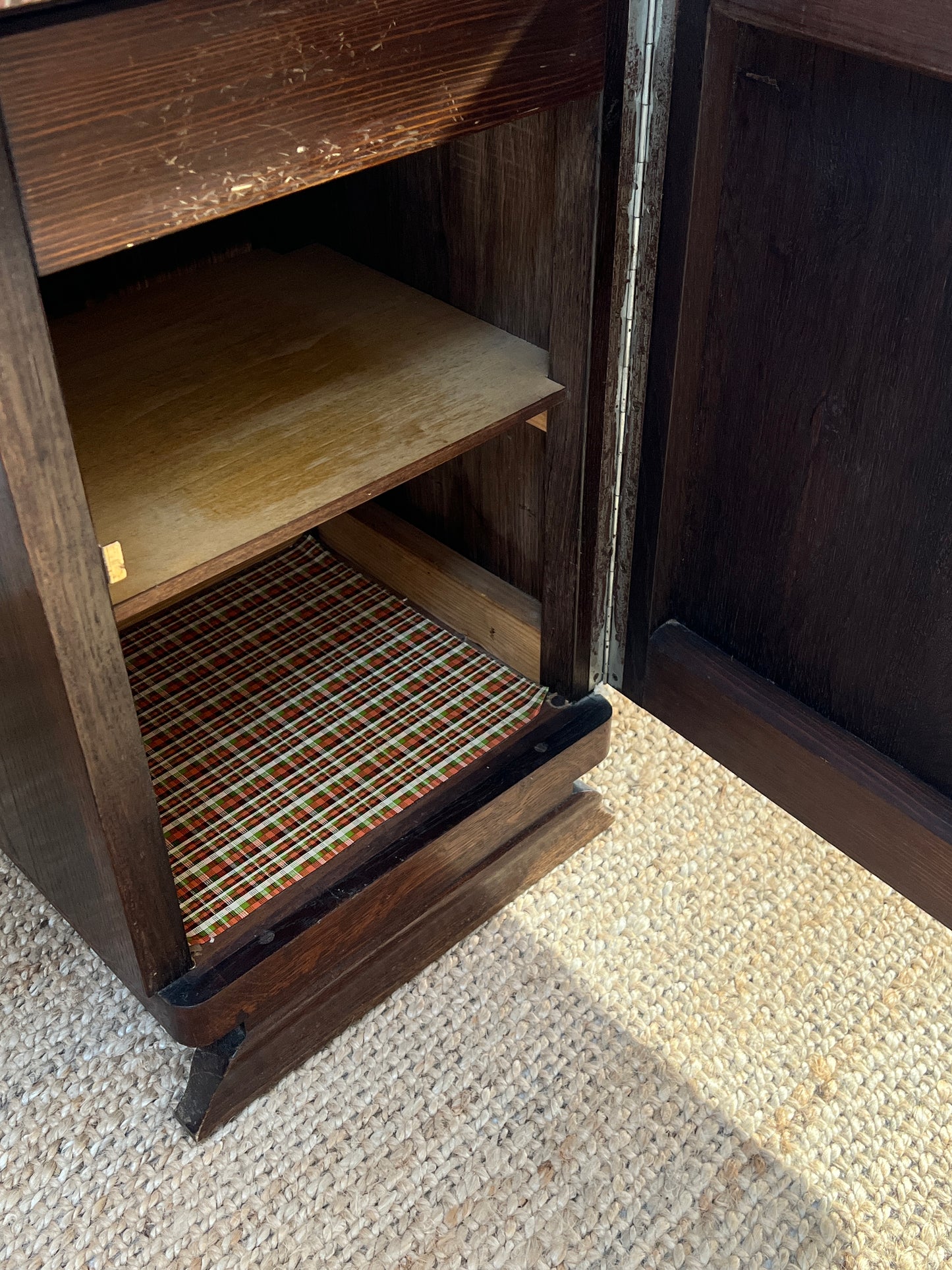 ART DECO RED MARBLE BEDSIDES