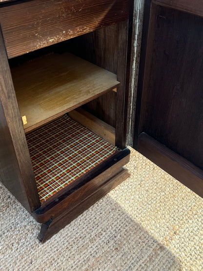 ART DECO RED MARBLE BEDSIDES
