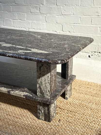 70S GRANITE COFFEE TABLE