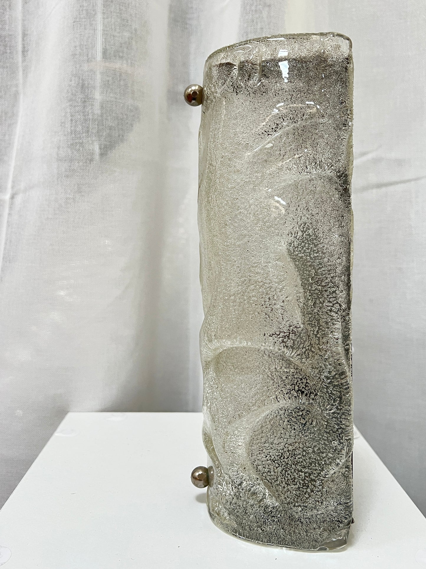 70S GLASS GERMAN WALL LIGHT