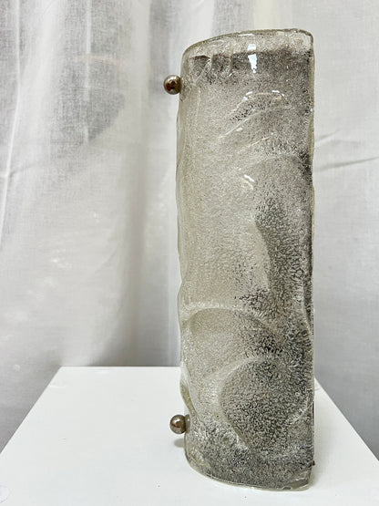 70S GLASS GERMAN WALL LIGHT