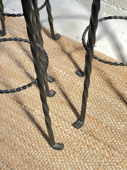 WROUGHT IRON BAR STOOLS