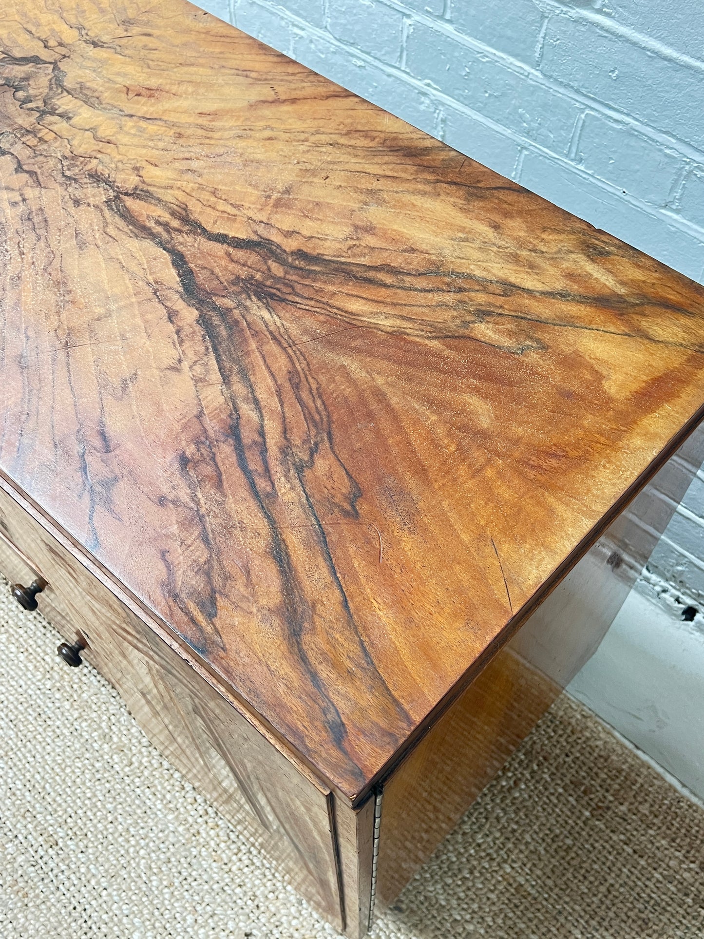 WALNUT VENEER ART DECO SIDEBOARD