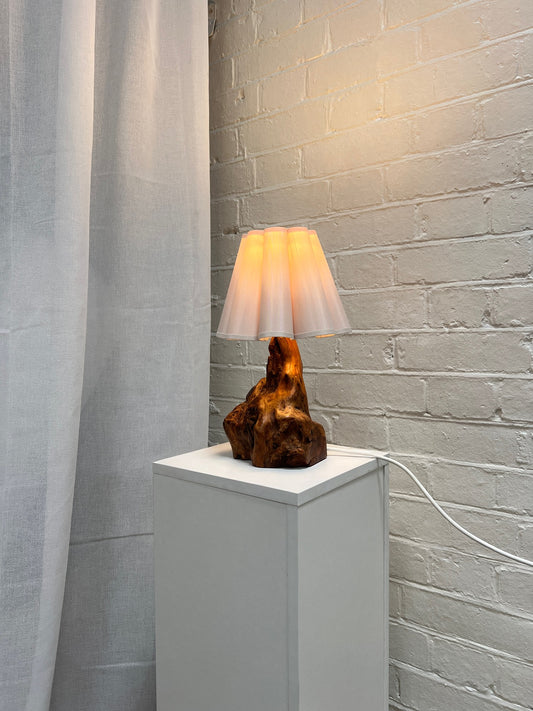 LIVE EDGE WOOD LAMP