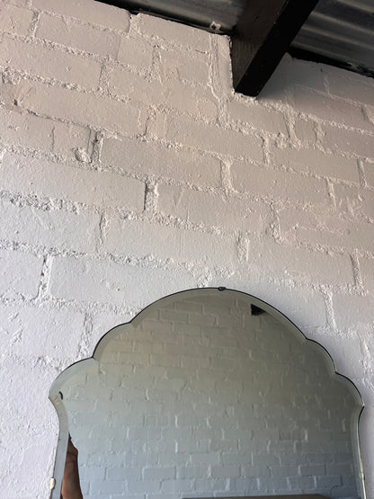ART DECO BEVELLED EDGE ARCH MIRROR