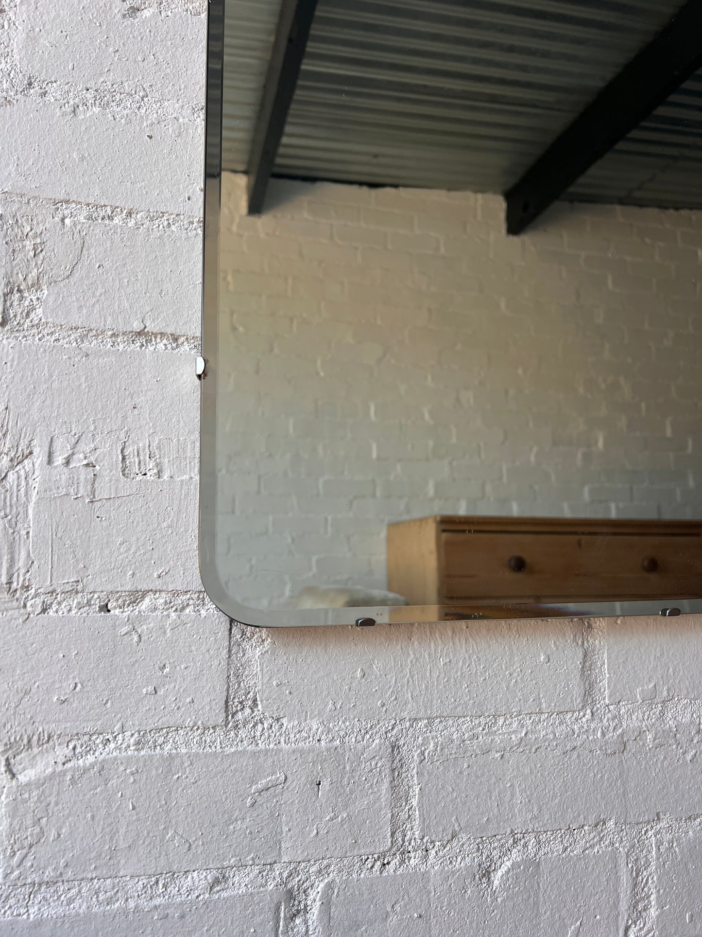 ART DECO BEVELLED EDGE ARCH MIRROR