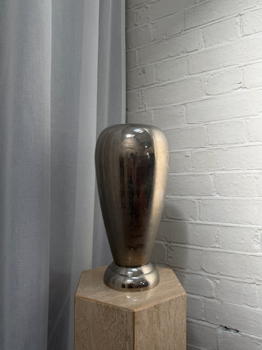 FRENCH TALL SILVER VASE