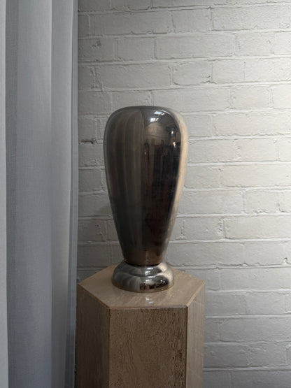 FRENCH TALL SILVER VASE