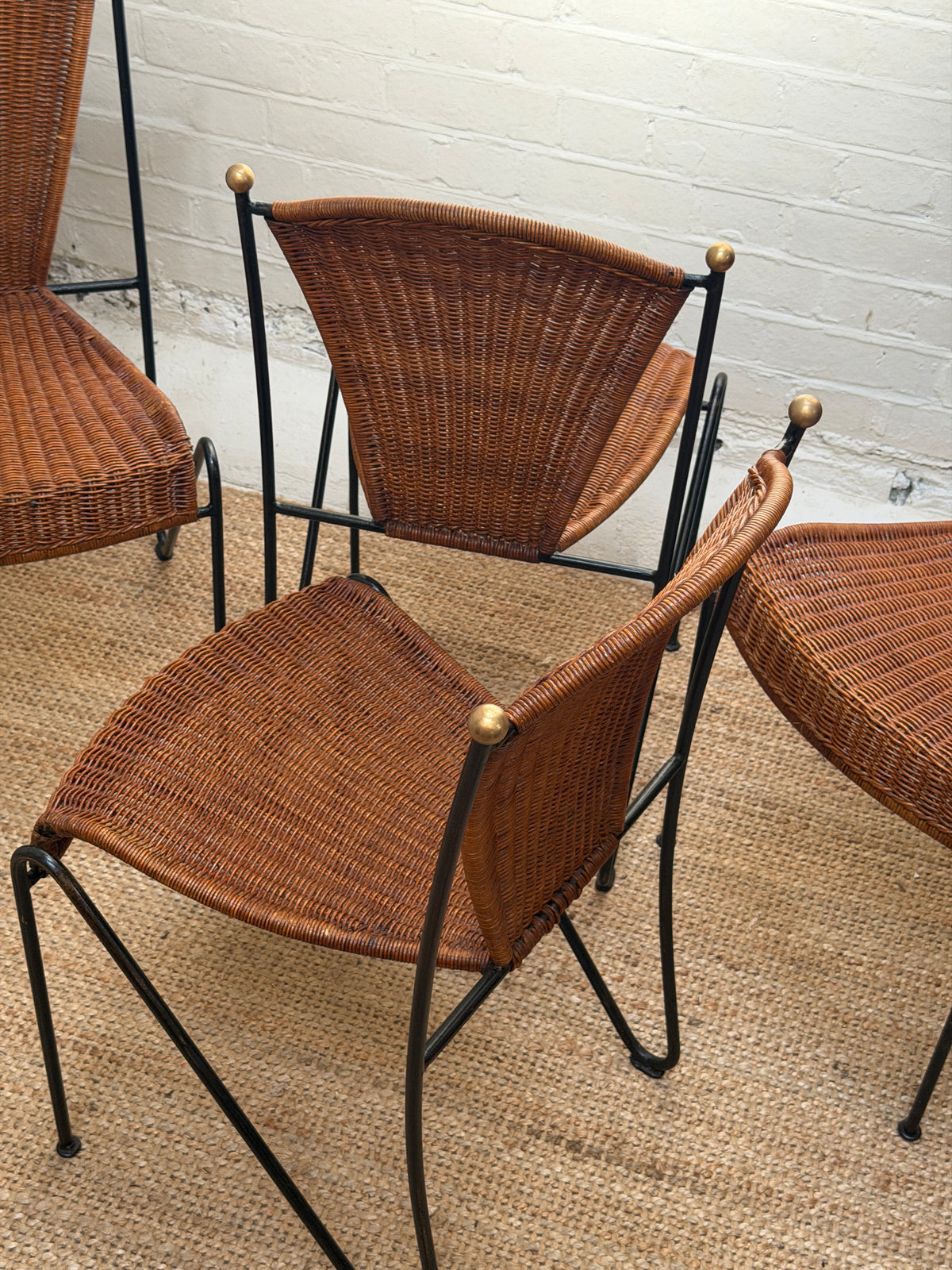 FREDERIC WEINBERG STACKING DINING CHAIRS