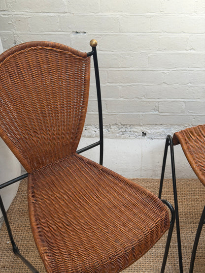 FREDERIC WEINBERG STACKING DINING CHAIRS