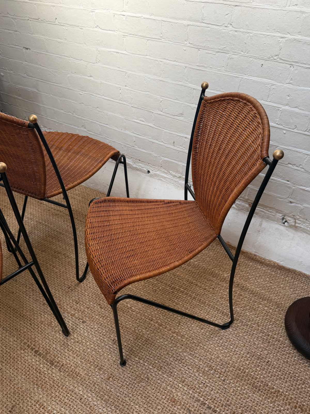 FREDERIC WEINBERG STACKING DINING CHAIRS