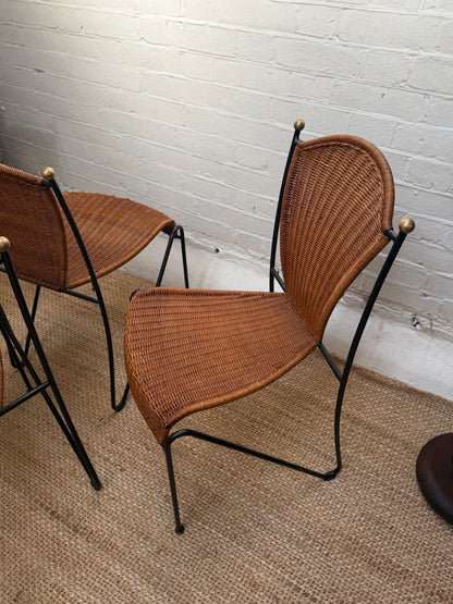 FREDERIC WEINBERG STACKING DINING CHAIRS