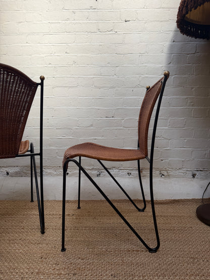 FREDERIC WEINBERG STACKING DINING CHAIRS