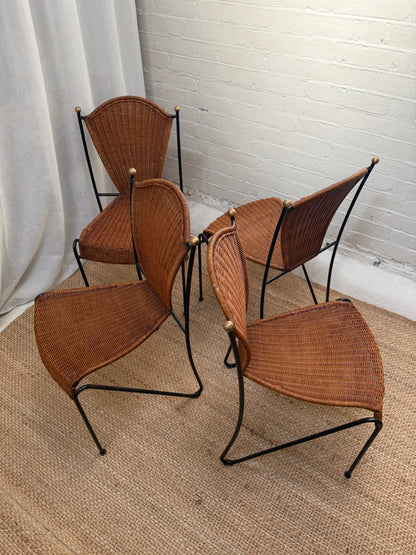 FREDERIC WEINBERG STACKING DINING CHAIRS