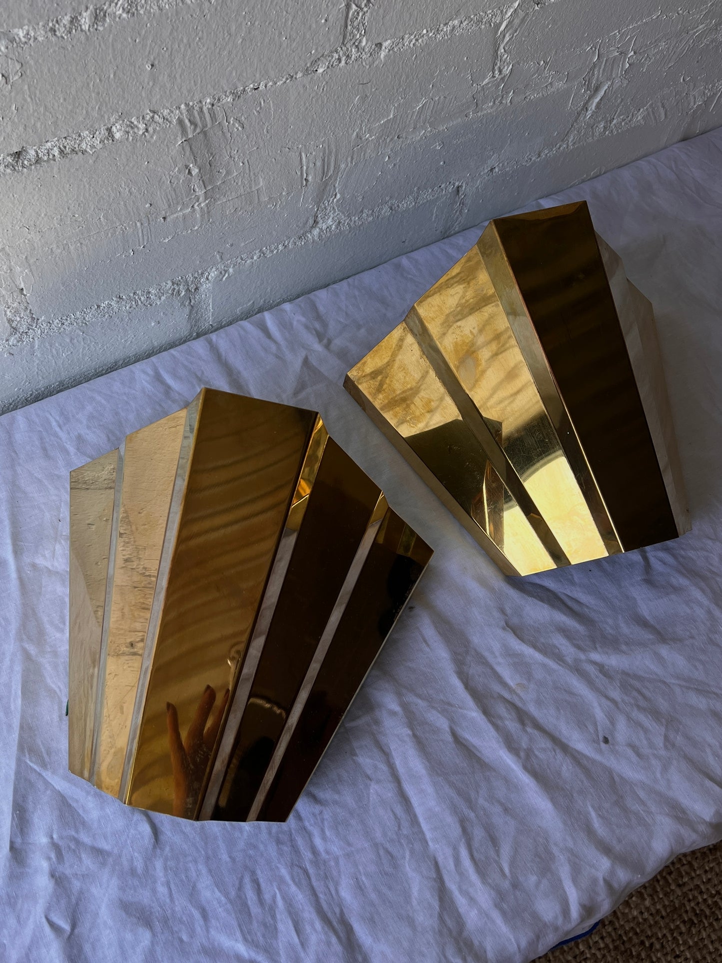 PAIR Of 80S ITALIAN WALL LIGHTS