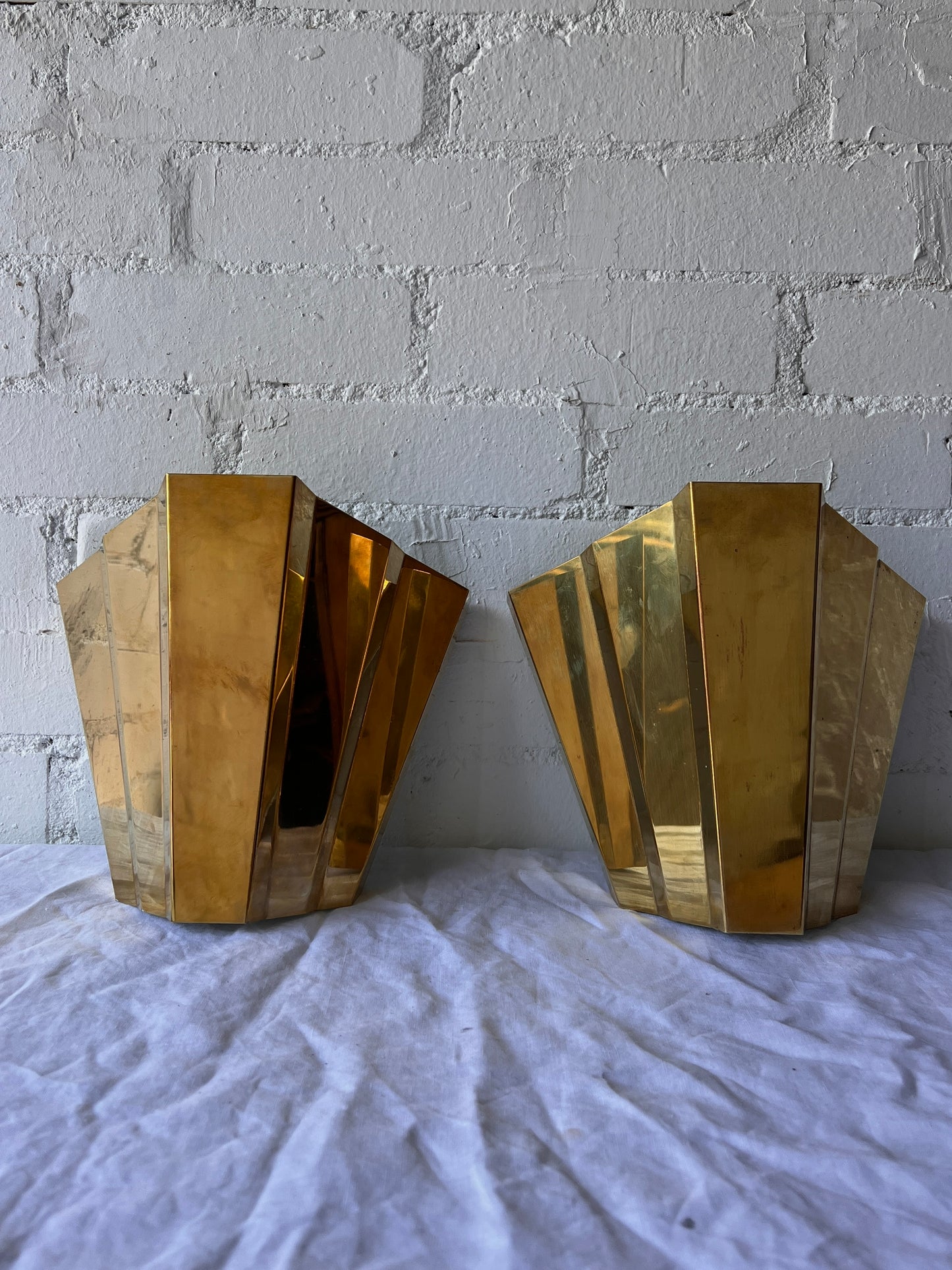 PAIR Of 80S ITALIAN WALL LIGHTS