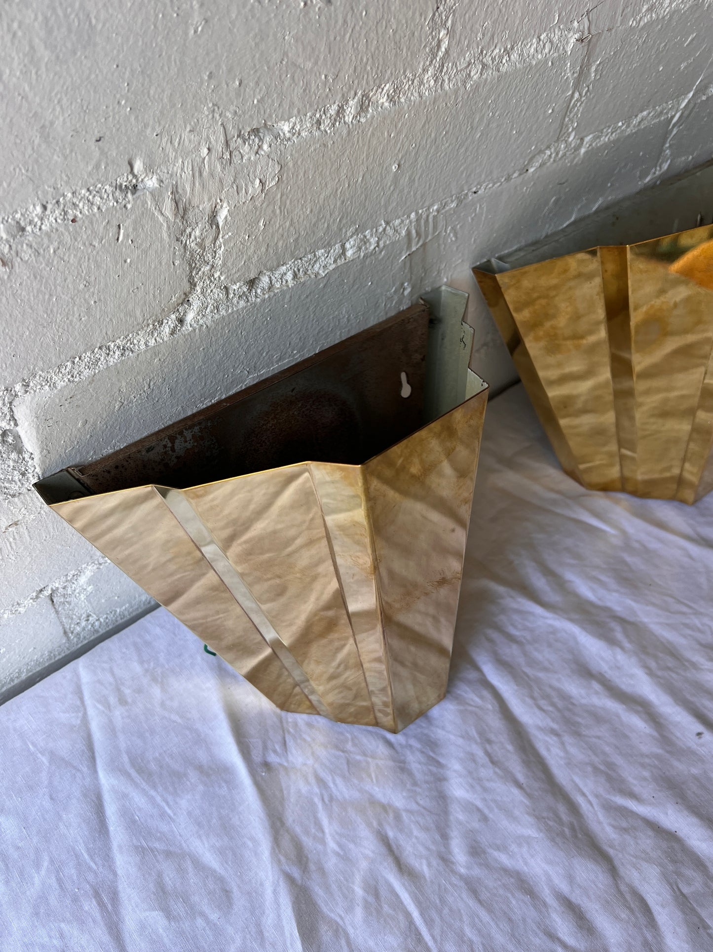 PAIR Of 80S ITALIAN WALL LIGHTS