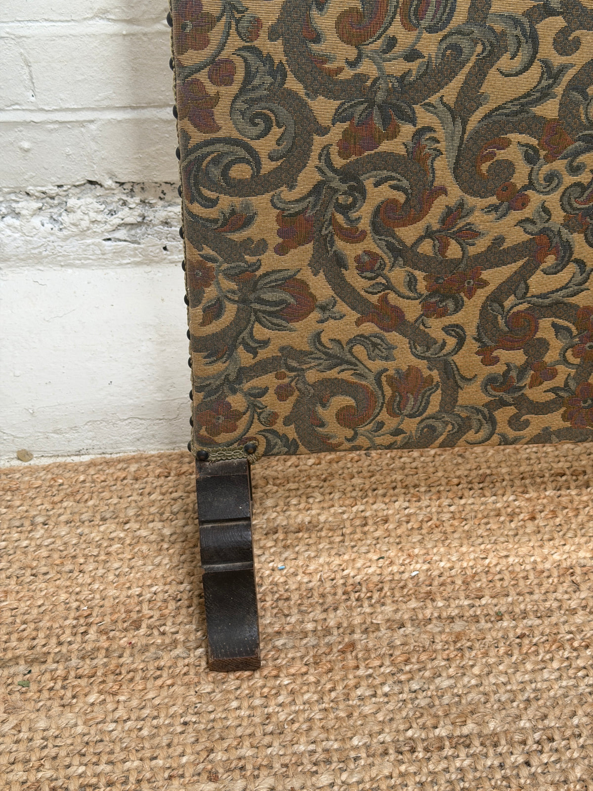 FRENCH TAPESTRY FIRE GUARD