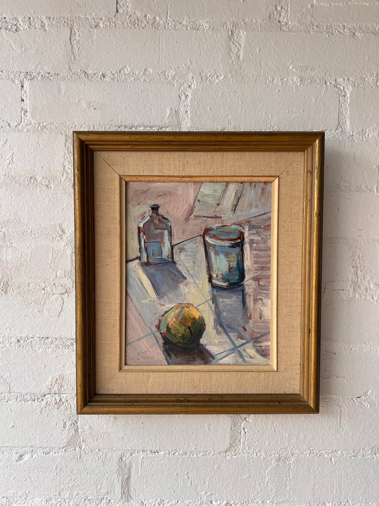 BLUE STILL LIFE SCENE