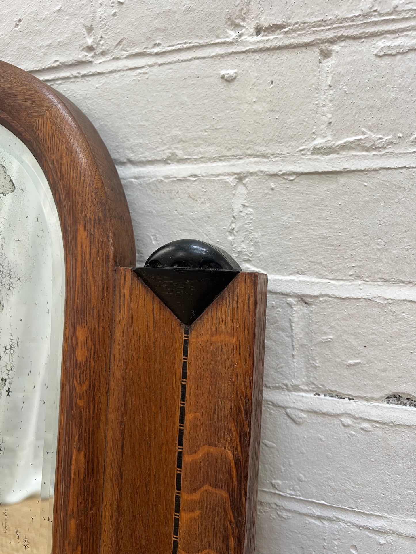 LARGE ART DECO MANTLE MIRROR