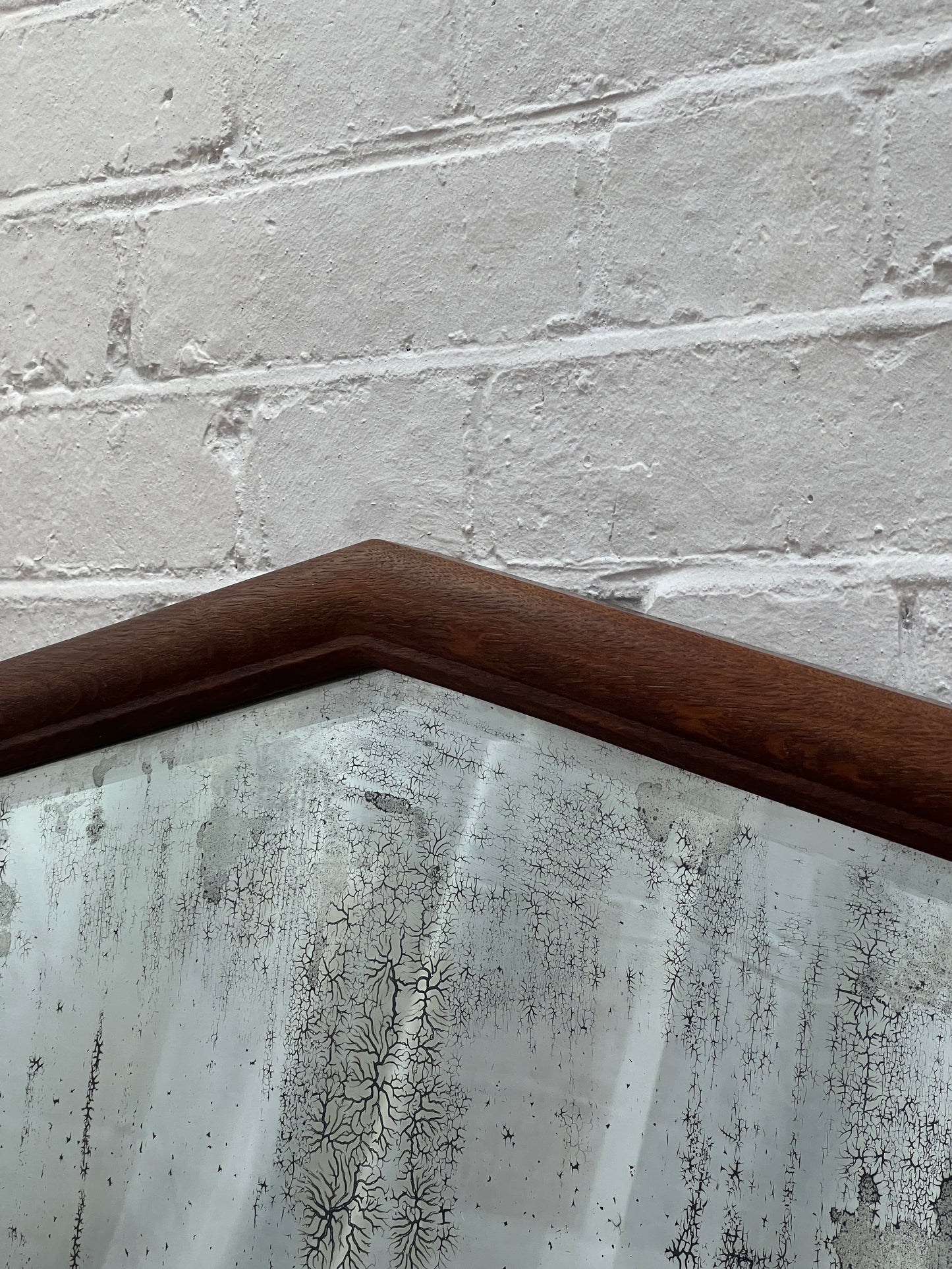 LARGE ART DECO MANTLE MIRROR