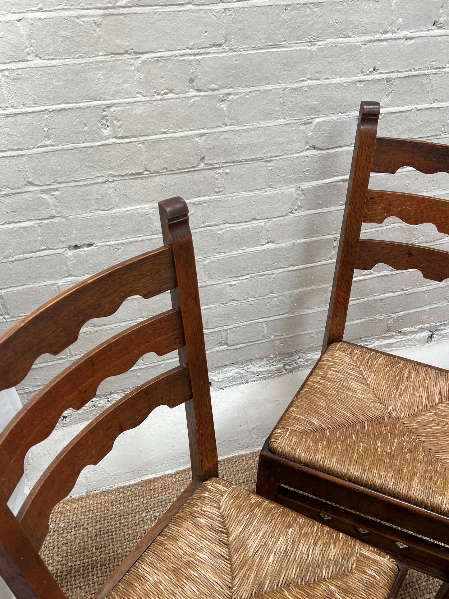 SET OF FOUR RUSH DINING CHAIRS
