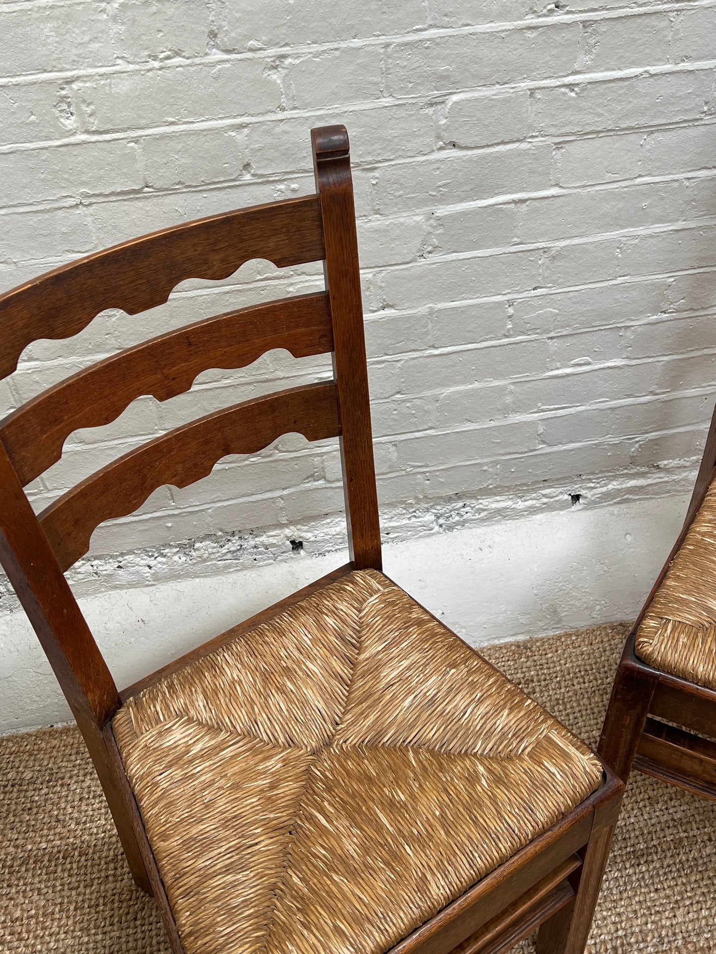 SET OF FOUR RUSH DINING CHAIRS