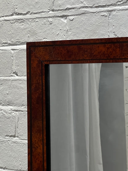 BURL STYLE MIRROR