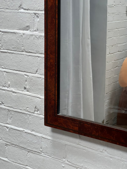 BURL STYLE MIRROR