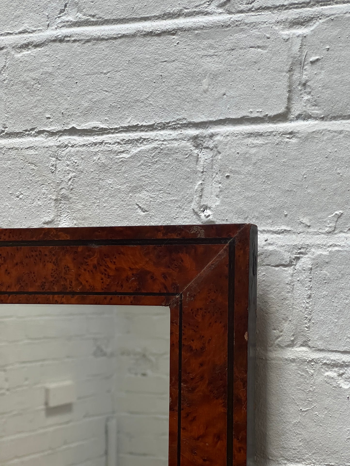 BURL STYLE MIRROR