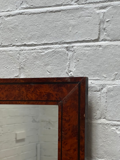 BURL STYLE MIRROR