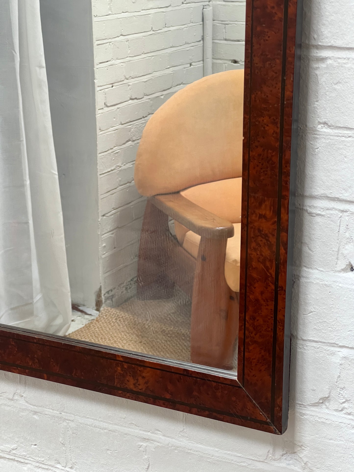 BURL STYLE MIRROR