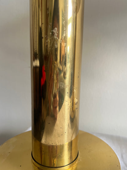 PAIR OF BRASS DANISH TABLE LIGHTS