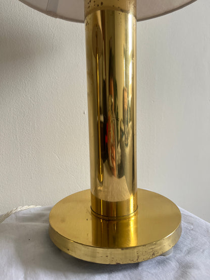 PAIR OF BRASS DANISH TABLE LIGHTS