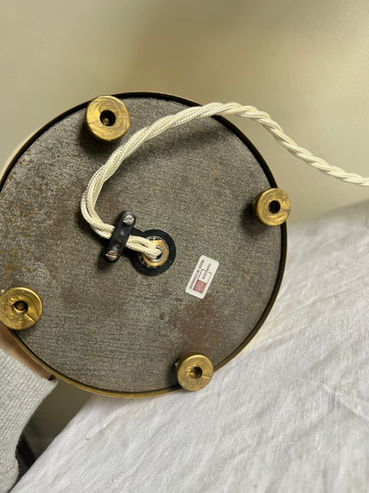 PAIR OF BRASS DANISH TABLE LIGHTS