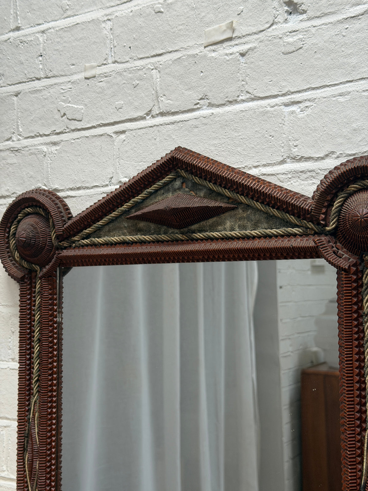 FRENCH TRAMP ART MIRROR