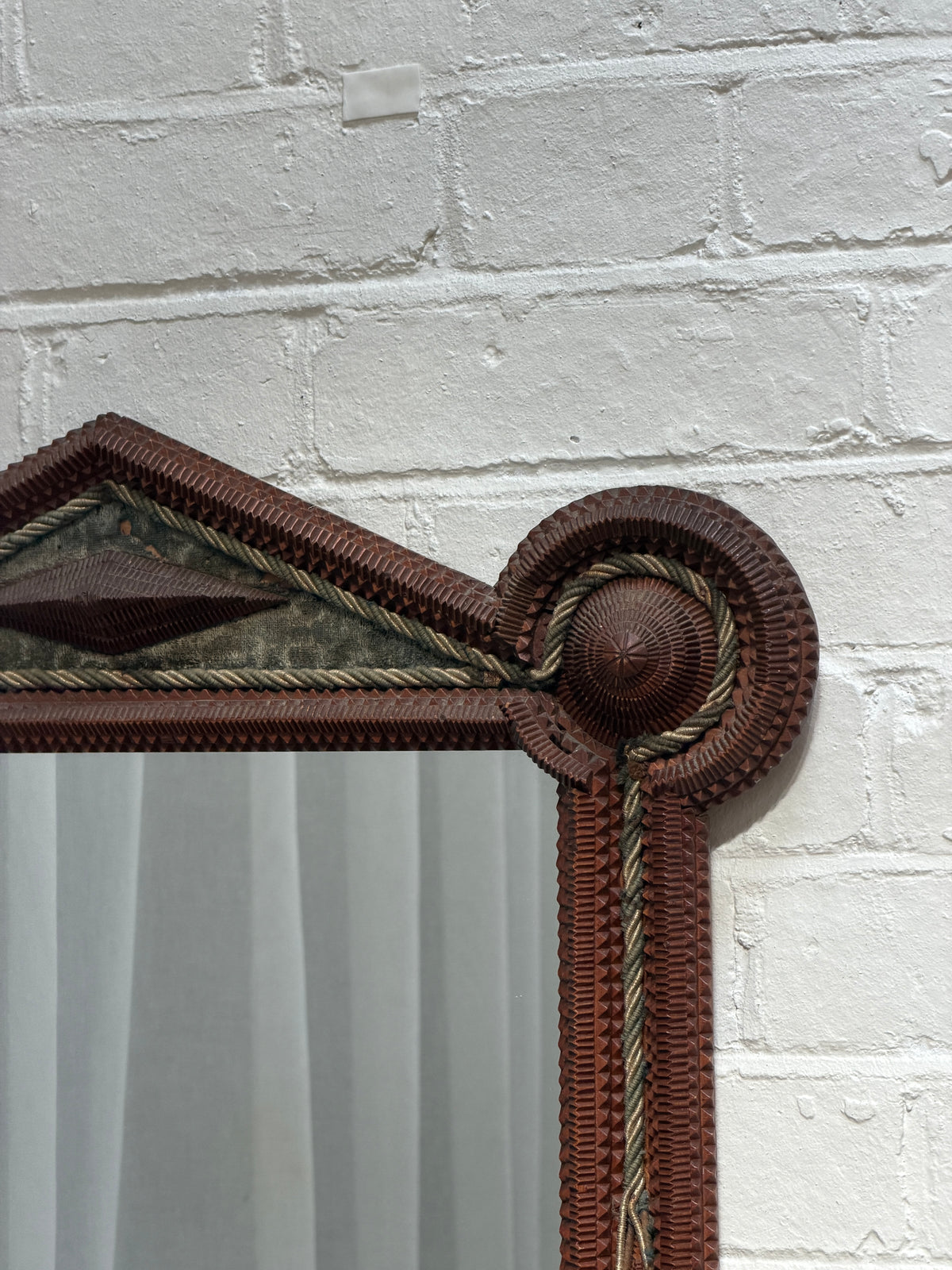 FRENCH TRAMP ART MIRROR