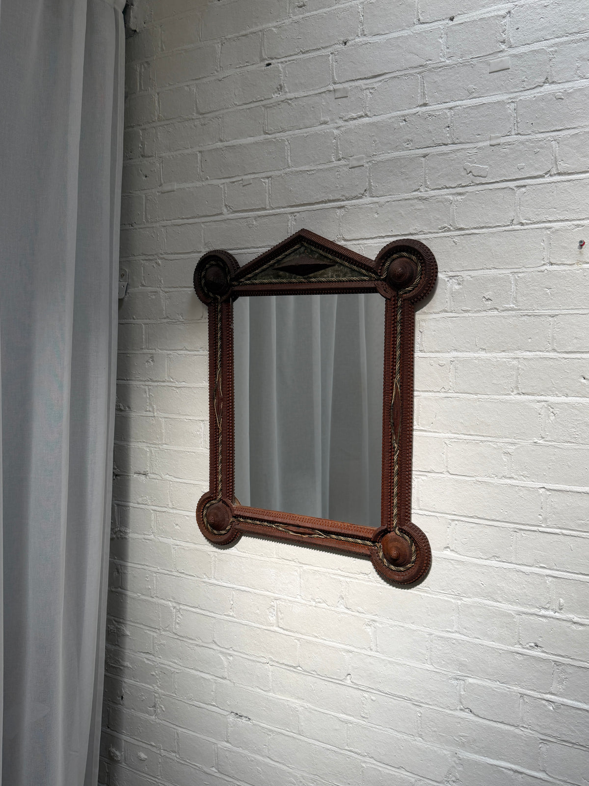FRENCH TRAMP ART MIRROR