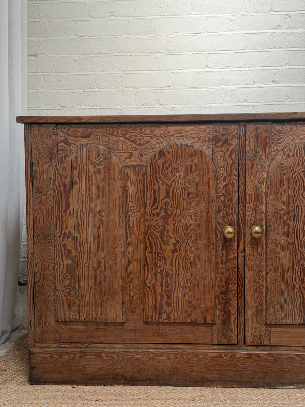 LARGE PINE ENGLISH SIDEBOARD