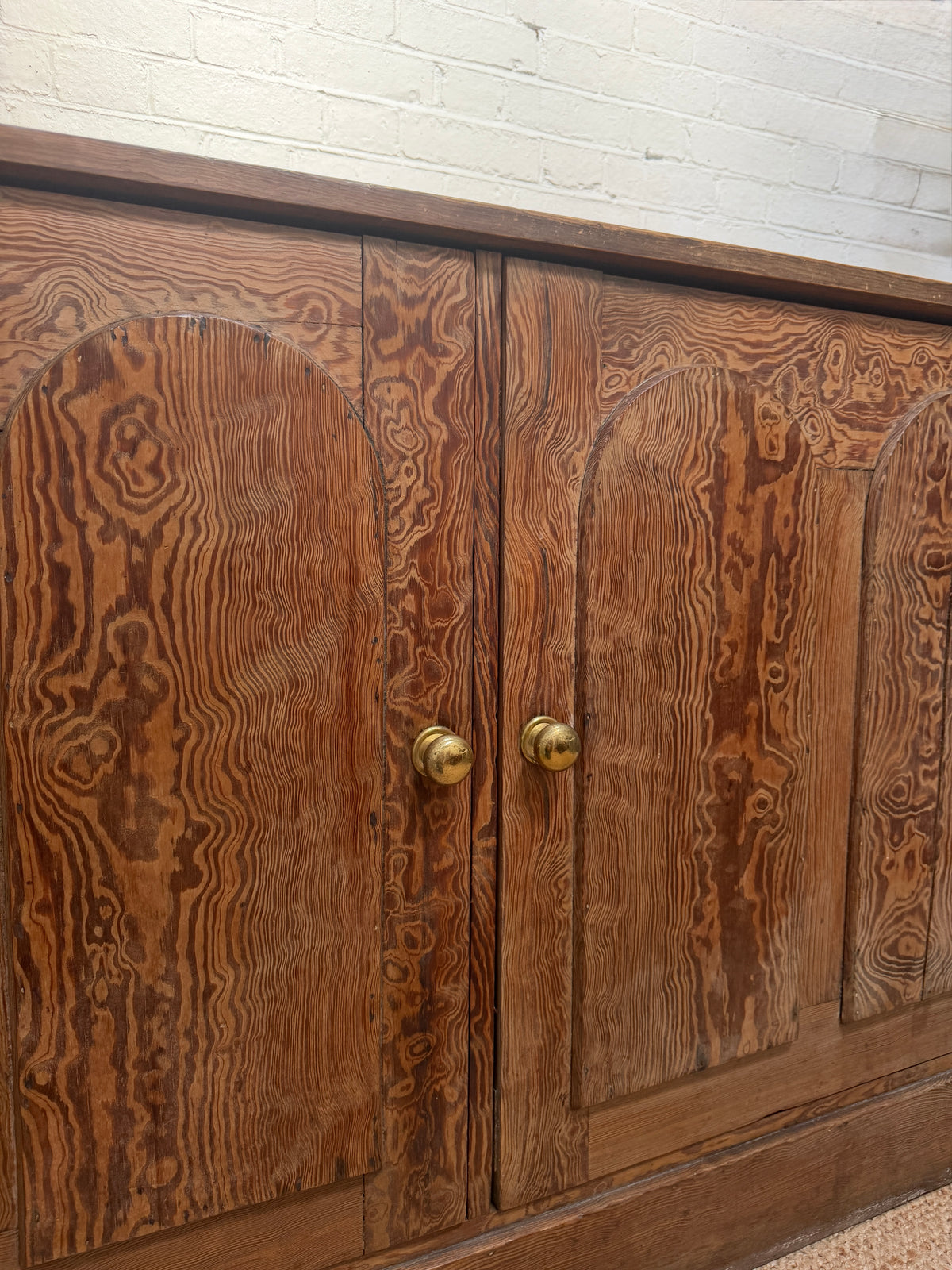 LARGE PINE ENGLISH SIDEBOARD