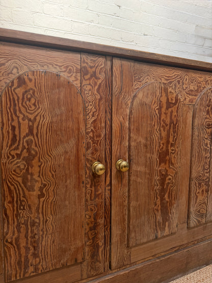 LARGE PINE ENGLISH SIDEBOARD