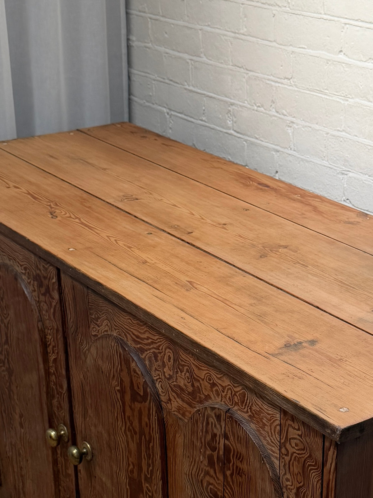 LARGE PINE ENGLISH SIDEBOARD