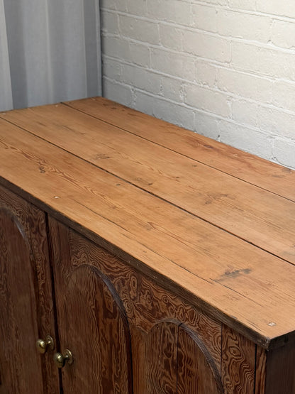 LARGE PINE ENGLISH SIDEBOARD
