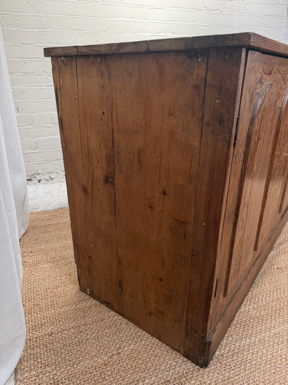 LARGE PINE ENGLISH SIDEBOARD
