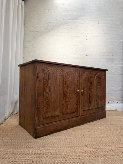 LARGE PINE ENGLISH SIDEBOARD