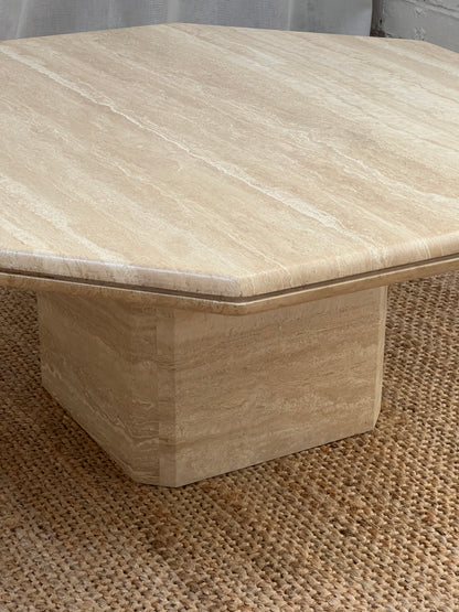CREAM TRAVERTINE TABLE